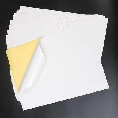 Papier adhésif mat pour l'impression, imperméable à l'eau et auto-adhésif