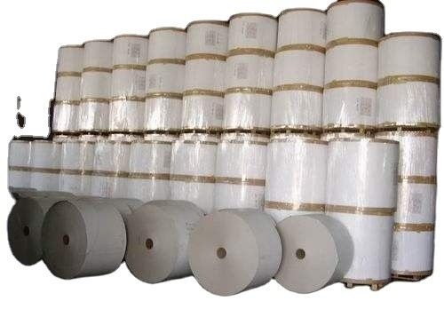Étiquette de transfert thermique de laminage brillant Jumbo Roll pour auto-adhésif sur papier sur mesure