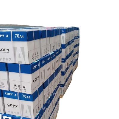 70 g 75 g 80 g A4 papier de copie Jumbo Roll Pâte de papier mélangée Pâte de papier La surface brille 45%