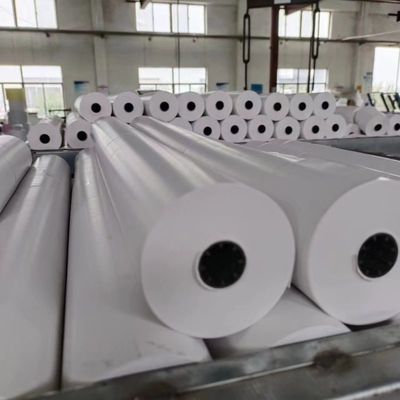 Papier thermique à image bleue noire 45-70GSM Jumbo Roll pour billets de banque/fax/ATM dans le secteur industriel