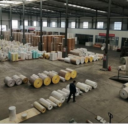 Papiers adhésifs à base de colle en caoutchouc à face unique avec impression offerte