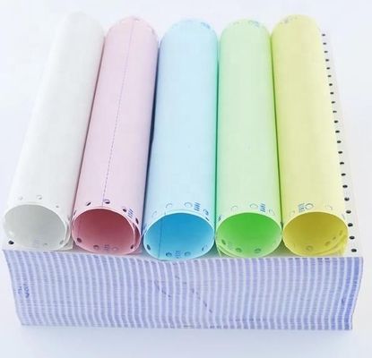 Papier de copie sans carbone continu carbonisé industriel avec exigences douanières
