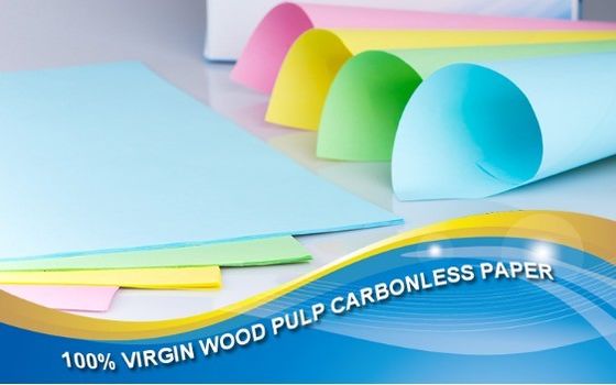 Papier de copie sans carbone continu carbonisé industriel avec exigences douanières