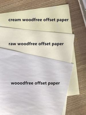 Papier à base de liens 60 gm 70 gm 80 gm Blanc non revêtu Papier offset sans bois à double revêtement