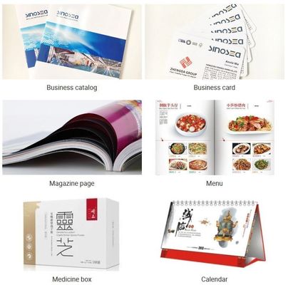 Commande personnalisée acceptée papier de boîte pliante de pâte vierge avec pâte chimique-mécanique
