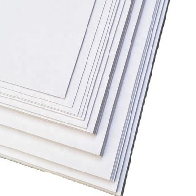 Feuilles de carton blanc avec papier C2S Duplex