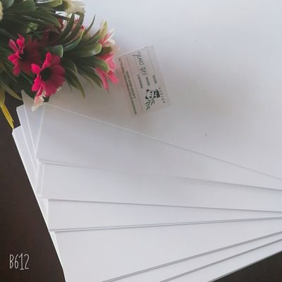 Feuilles de carton blanc avec papier C2S Duplex