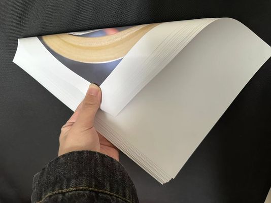 Surface d'estampage à chaud finition papier revêtu brillant 90gsm-300gsm pour le papier d'art à haute brillance