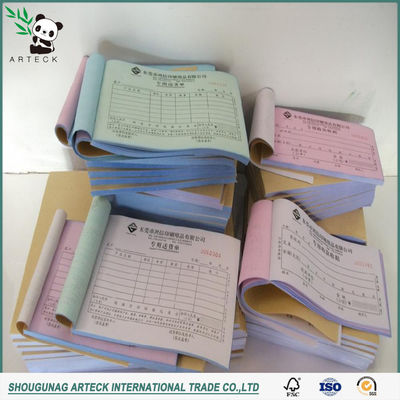 NCR papier d'impression continue pour ordinateur sans carbone 48g50g55g 100% pâte de bois originale