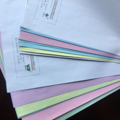 NCR papier d'impression continue pour ordinateur sans carbone 48g50g55g 100% pâte de bois originale