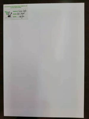 Impression à l'extérieur en papier revêtu de double face en boîte à rayures avec service d'impression