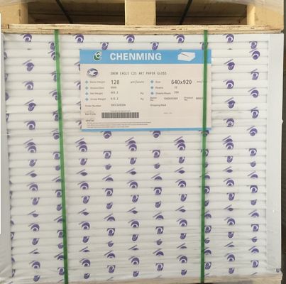 Papier d'art recouvert de deux côtés de 80 à 250 gm en rouleau