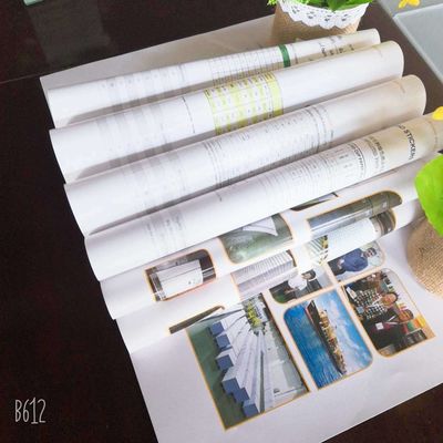 Papier d'art recouvert de deux côtés de 80 à 250 gm en rouleau