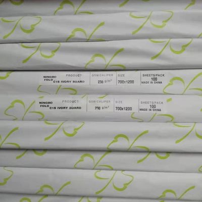 Plaque d'ivoire enduite Ningbo Fold C1S 190-400gm pour l'impression laser professionnelle