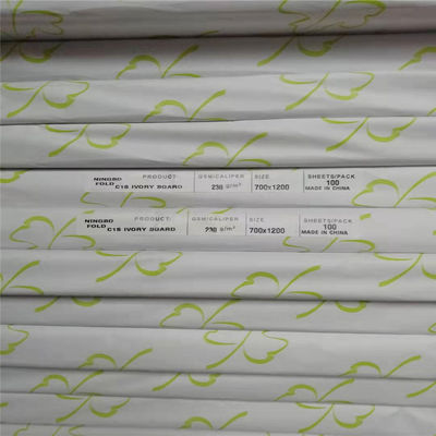 Papier de garantie 250gm revêtu Ningbo Fold FBB pour emballage médical commande personnalisée acceptée
