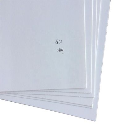 Pâte chimique-mécanique 230/250/300GSM C1S Carton en carton d'ivoire en feuille avec 100% de pâte de bois