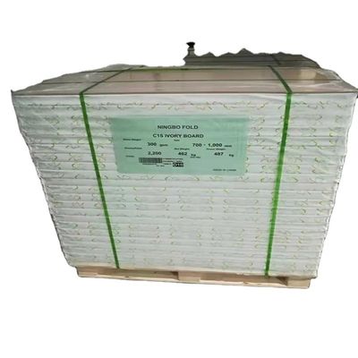 Solution d'emballage personnalisable Ningbo Fold FBB avec matière blanche de pâte de bois
