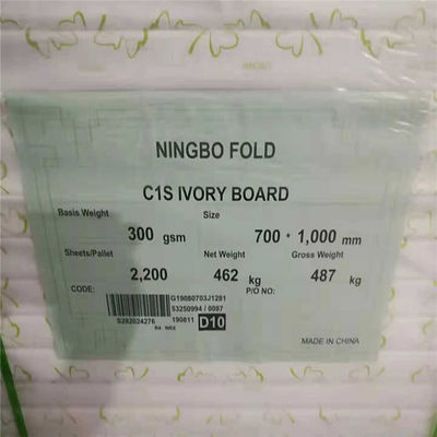 Solution d'emballage personnalisable Ningbo Fold FBB avec matière blanche de pâte de bois